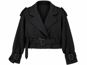 Casaco  Trench Cropped