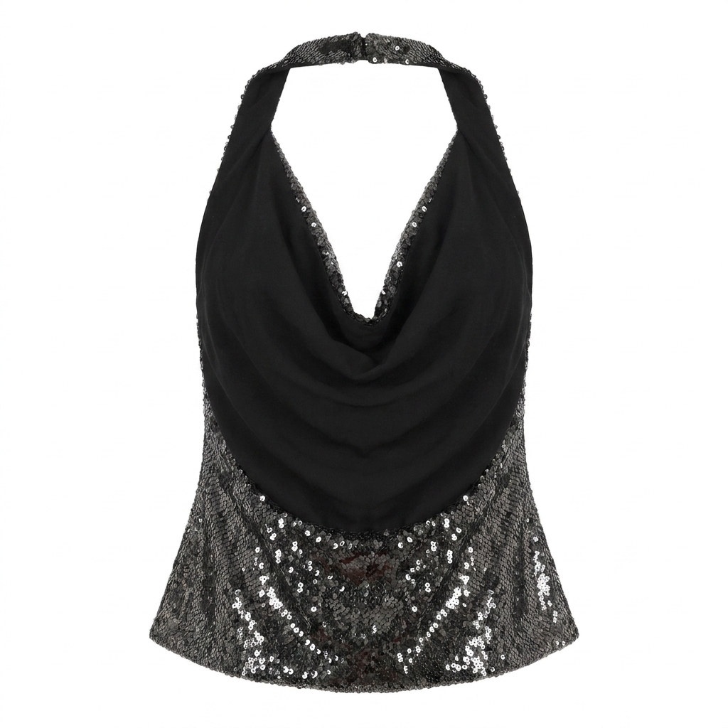 Top Halter Lantejoulas - Image 3
