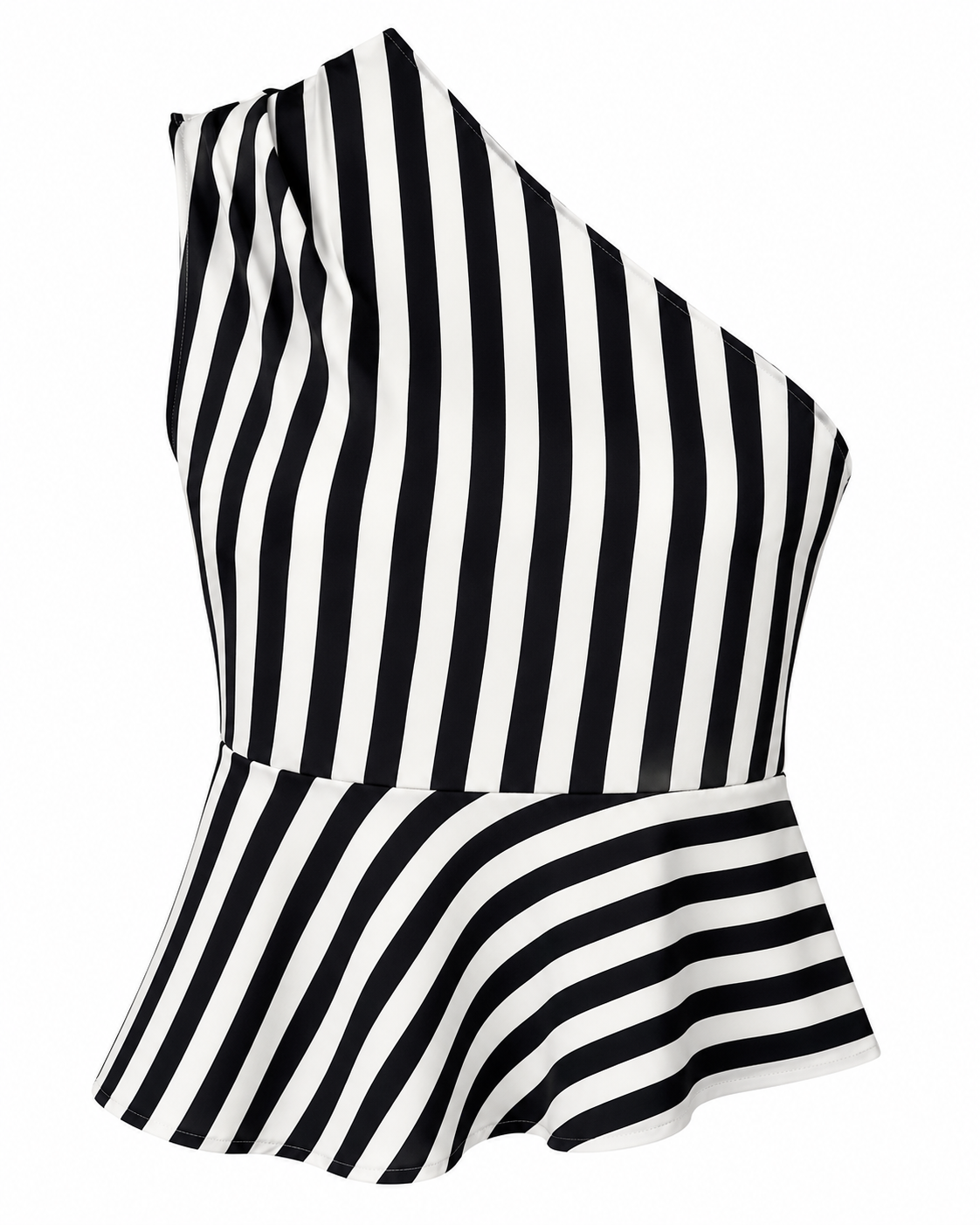 Top riscas peplum